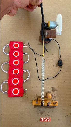 Powering high volt red LED module 🔴 #engineering #scienceexperiment #redled #techtools