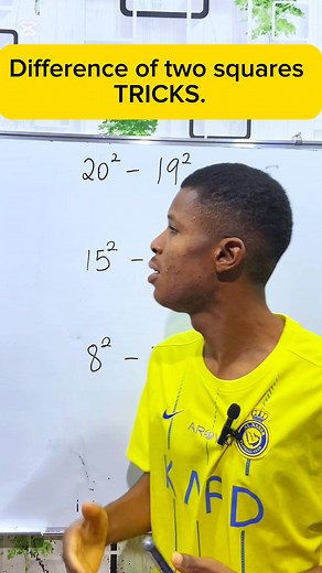 5.3K views · 54 reactions | Amazing difference of two squares tr!ck. #learnwithesomnofu #maths #squaredifference | Maths with Esomnofu. | Facebook