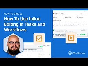 How To Use Inline Editing in Tasks and Workflows