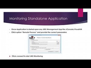 JMX Monitoring of Java Based Applications using JConsole