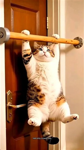 Why are you hanging? #cat #shorts #trending