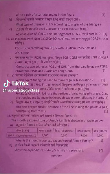 BLE Maths Paper 2081: Study Guide and Tips