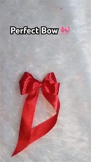 Ribbon Bow 🎀#diy #art #ribbon #craft #bow #ribbonbows #trending #viral #shorts #handmade #ytshorts