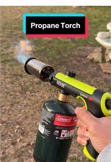 No one uses these to make fire anymore…TRY THIS! #torch #propanetorchgun #lighter #seese #tiktokmademebuyit
