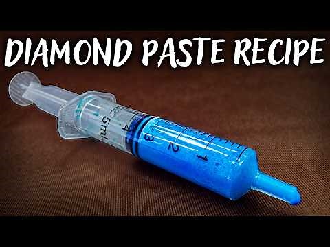 DIY Diamond Paste / Fluid for Stropping, Polishing and Lapping
