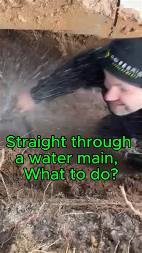 How to fix a water main.... #constructionlife #homeextensions #Construction #newbuild #waterleak | Rosebrick Developments Ltd
