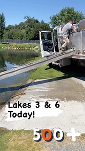 We are all stocked and ready for the weekend! 500 pounds split between Lakes 3 & 6 🎣😎 #catfish #catfishing #fish #weekendplans | Santee Lakes