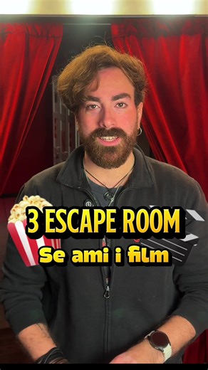 3 ESCAPE ROOM perfette SE AMI I FILM! 🍿 🎬 Cosa c’è di meglio di un buon film? Beh vivere un’esperienza in un’escape room ispirata a quelle pellicole! 🎥 Da Eneru Escape Cinecittà, il cinema è di casa e oggi vi proponiamo tre must: 1️⃣ Alien 👽 - Per gli amanti dello spazio e del Sci-fi 2️⃣ Hannibal 🫀- Per i palati raffinati dei thriller 3️⃣ Giocattolaio 👾- Per chi ama i film, ma non sa scegliere Insomma qualsiasi sia il tuo gusto, Eneru Escape è pronta a soddisfare la tua fame di cinema … e 