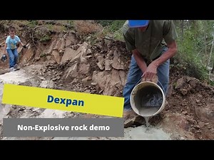 Dexpan - Does it work? Non-explosive rock demolition!