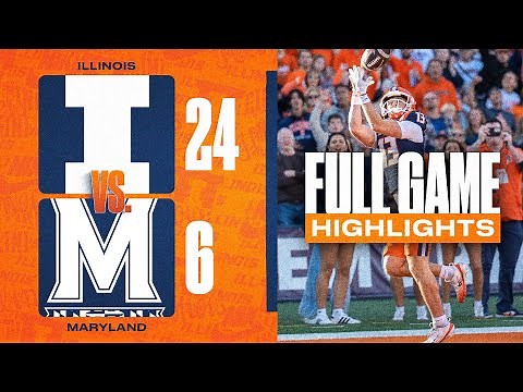 Illinois vs. Maryland | Full Game Highlights 11/15/25