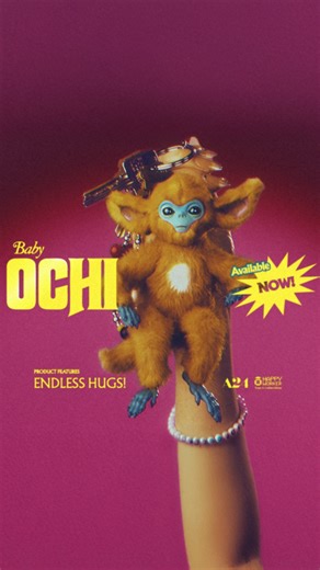 A24 on Instagram: "Bring home your very own Baby Ochi Plush Keychain! Features a soft and fuzzy body plus posable arms, legs, head and tail. Now available only in the A24 Shop. The Legend of Ochi opens in theaters in NY & LA on April 18, everywhere April 25."