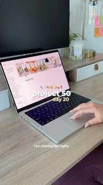 Free project 50 notion template! 🔗 in description! 📝💖 #project50 #notiontemplate #productivity