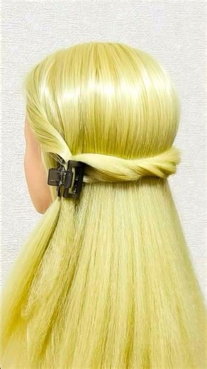 簡単ヘアアレンジ 早技ヘアクリップテク Hairstyle Girl Simple & Easy Hair Clip #簡単ヘアアレンジ #backtoschool #shorts #short