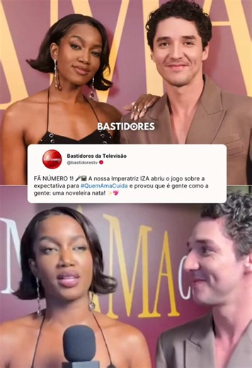 IZA elogia elenco de novo novelão das 9 da Globo