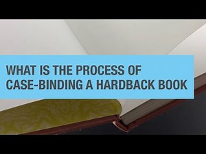 What is the Process of Case-Binding a Hardback Book #printing #bookbinding #selfpublishing