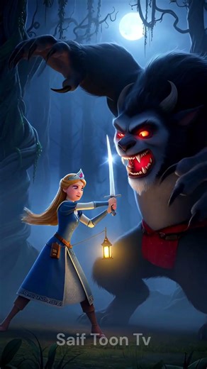 Brave Princess Saves the Prince from a Terrifying Beast 👑⚔️🐉 #princess #fairytale #shorts