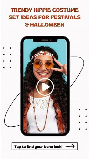 Trendy Hippie Costume Set Ideas for Festivals & Halloween