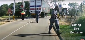 Terrifying moment bus passengers narrowly escape death!