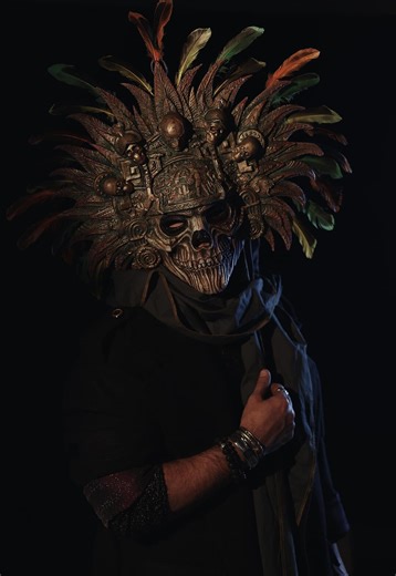 Handmade Mictlantecuhtli Mask: Detailed Aztec Decor - Etsy