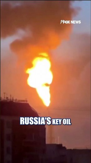 Ukraine damages key Russian oil facility in LARGEST ATTACK on Moscow #shorts #world #news #foxnews