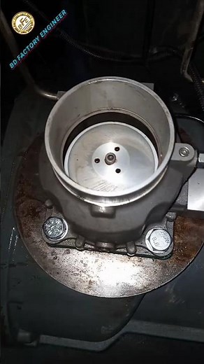 How to Air Intake Valve Open and Close | #atlascopco #aircompressor #compressor #shorts