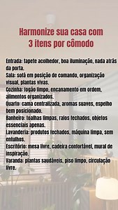 7.4K reactions · 19 shares | Comece a harmonizar sua casa com feng shui | Harmonizando Ambiente por Flávia Almeida | Facebook