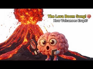 How Do Volcanoes Erupt? 🌋 | The Lava Boom Song for Kids