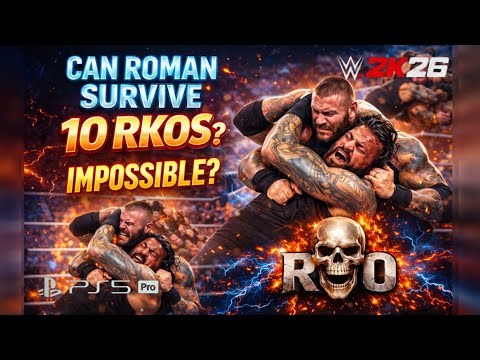 Can Roman Reigns Survive 10 RKOs? WWE 2K25 DREAM MATCH
