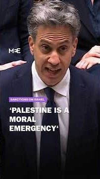 Ed Miliband calls Israel's Gaza genocide "stain on the conscience of the world"
