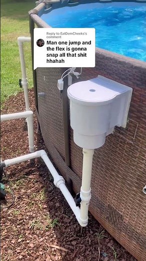 Above ground pool plumbing hacks with pvc pipe #poolcleaning