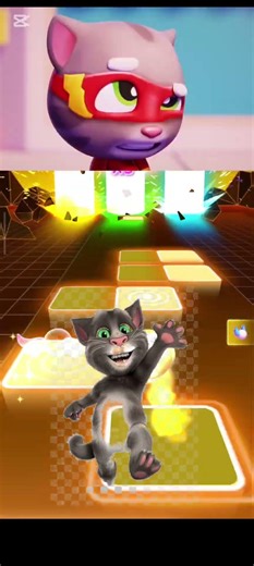 My TalkingTom Tiles hop amutika sita aaa🎧 #america#tileshop#music#youtubeshorts#unitedstates#tom