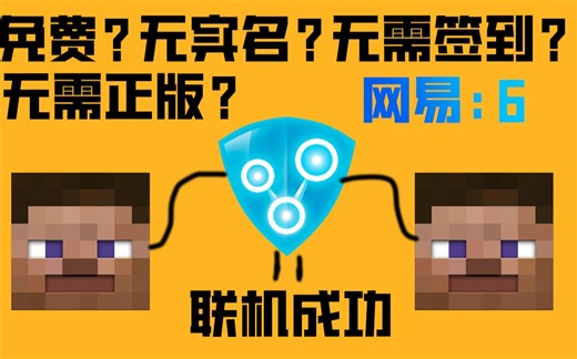 【我的世界联机教程】免费?无实名认证？没正版也可以？Radmin_LAN 联机教程！教会你！