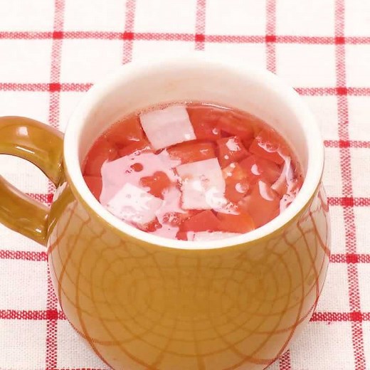 レンジで作る♪ トマトとベーコンのコンソメスープのレシピ動画・作り方 | デリッシュキッチン