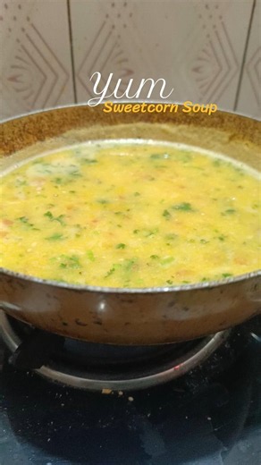 No Onion Garlic Sweet Corn Soup