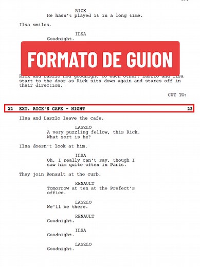 Aprende sobre el Formato de Guion en Cine