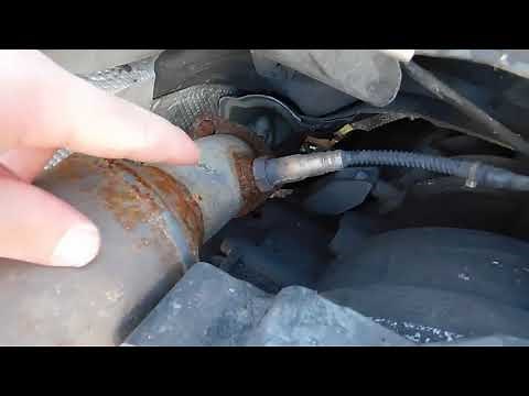 Audi A4 2002 2006 Oxygen Sensor Location and Removal