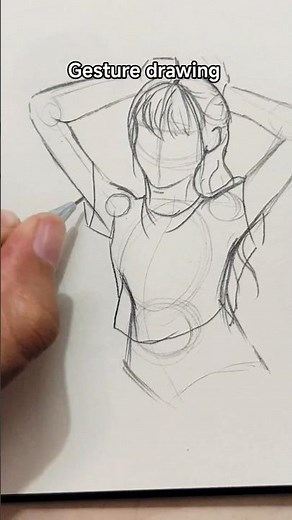 How to draw Body basics for beginners | Step by step #shortsart