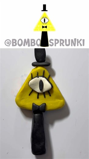 I make sprunki OC:Bill Cipher #sprunki #clayart #clayworld #incredibox ‪@bombomsprunki‬