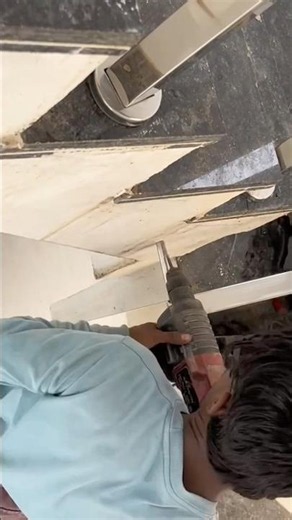 SS Railing Installation 🔥 Perfect Welding & Fitting | Stainless Steel Railing Work #shortsfeed