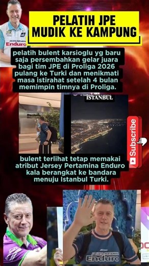 Pelatih JPE Mudik ke kampung halaman turki #shorts #jpe #proliga2026