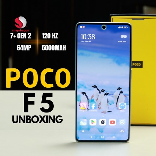42K views · 560 reactions | In this video we will be unboxing the latest smartphone from POCO, the POCO F5 5G. Checkout all the features of the device in this video.. #poco #unboxing #pocof5 #pocof55g #5g #unboxing #review #gadget #gadgets #ipl #virat #dhoni #keralastory #tips #trircks #redmi #xiaomi #smartphone #phone | Gupta Information Systems | Facebook