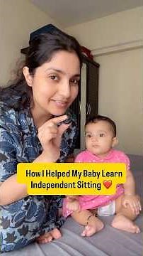 How to Help Your Baby Sit Independently | Signs Baby is Ready + Safety Tips♥️