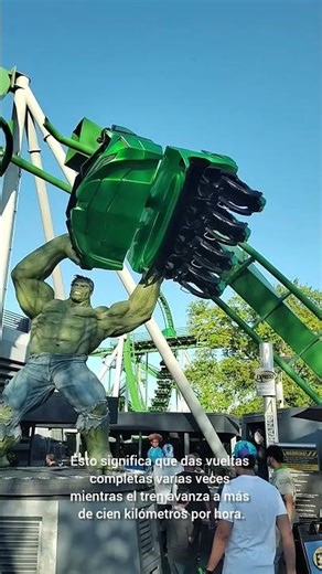 Did you know this roller coaster has 7 loops? 😱 Hulk at Universal Orlando