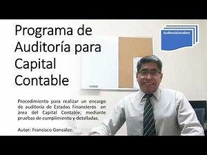 Programa de Auditoría para Capital Contable