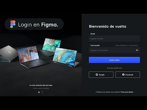 Figma tutorial español - Como diseñar una pantalla de Login