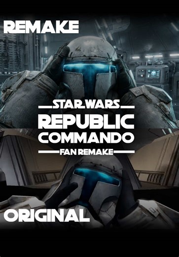 Republic Commando: Original vs AI Remake Comparison