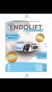 ✨🎉 New Training Course Alert! 🎉✨ 👩‍🎓👨‍🎓 Join us for our innovative EndoLift Training! Designed for aesthetic practitioners eager to elevate their expertise with cutting-edge techniques. 🚀 📍 Venue: Salford, Manchester 📅 Availability: Starting April 10th 💰 Price: £1,500 Why EndoLift? 🤔 🌟 EndoLift is a revolutionary laser treatment, perfect for: 🎯 Tightening and lifting sagging skin 🌟 Enhancing facial contours 💫 Improving overall skin texture and tone Get ready to transform your prac