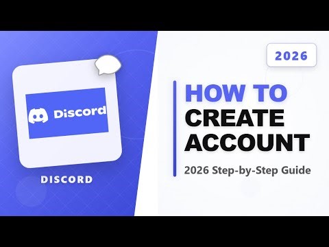 How to make a Discord account in 2026
