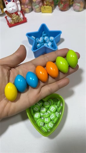 Color cute gummy candy 🌈💙 #gummy