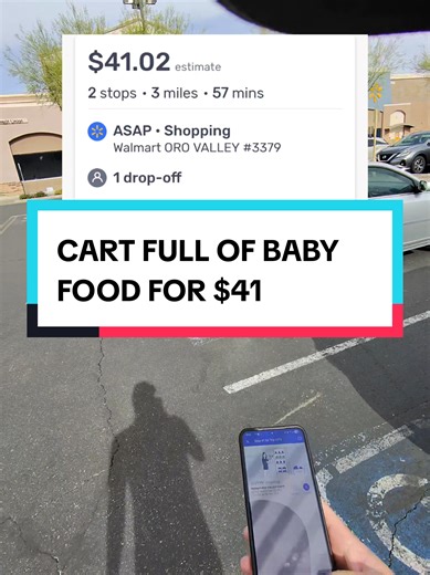 Cart full of baby food for $41 easy money #spark #walmart #sidehustle #gigworker #arizona